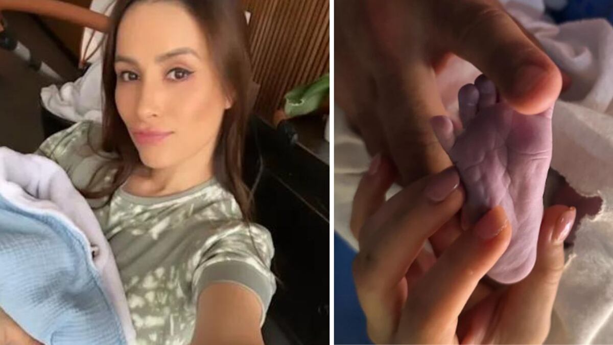 Carlos Rivera y Cynthia Rodríguez hijo