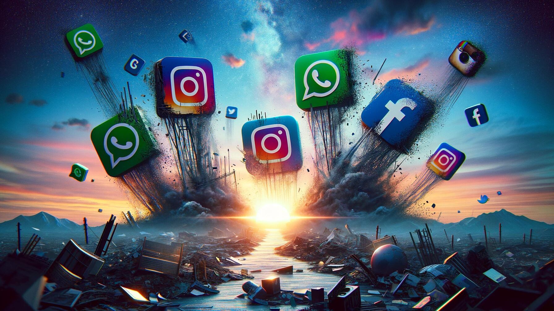 Caída de redes.