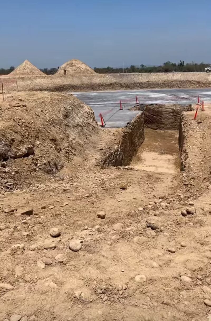 Este jueves el gobernador visitó el avance de obra de El Cuchillo II.