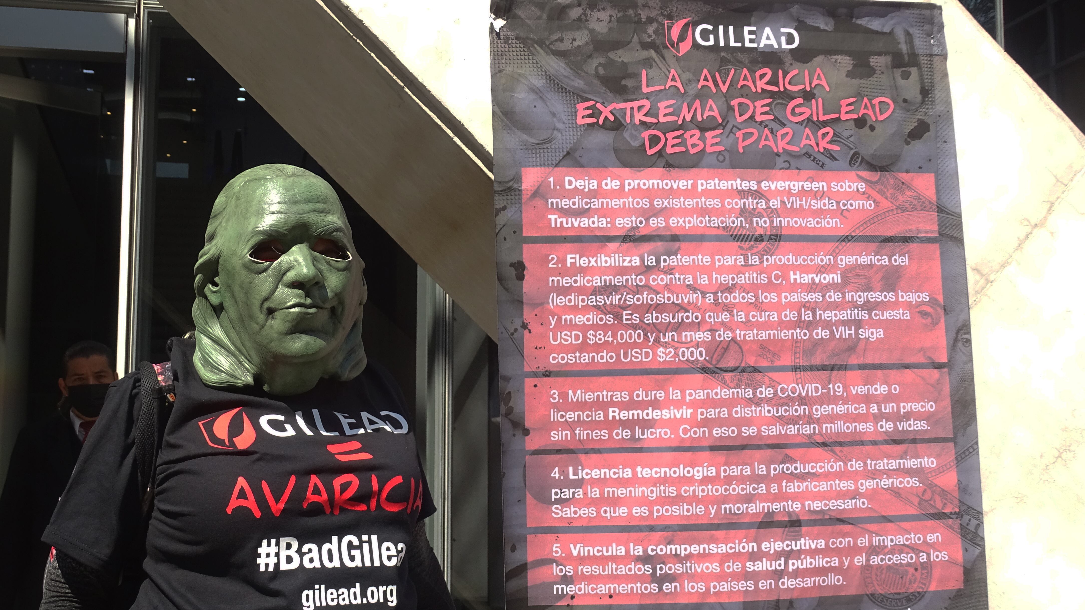 Activistas piden un alto a Gilead