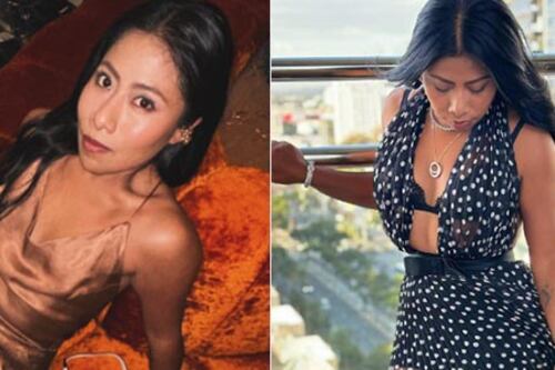 Yalitza Aparicio muestra el look más cómodo y chic con falda de mezclilla y tenis para concierto de Karol G