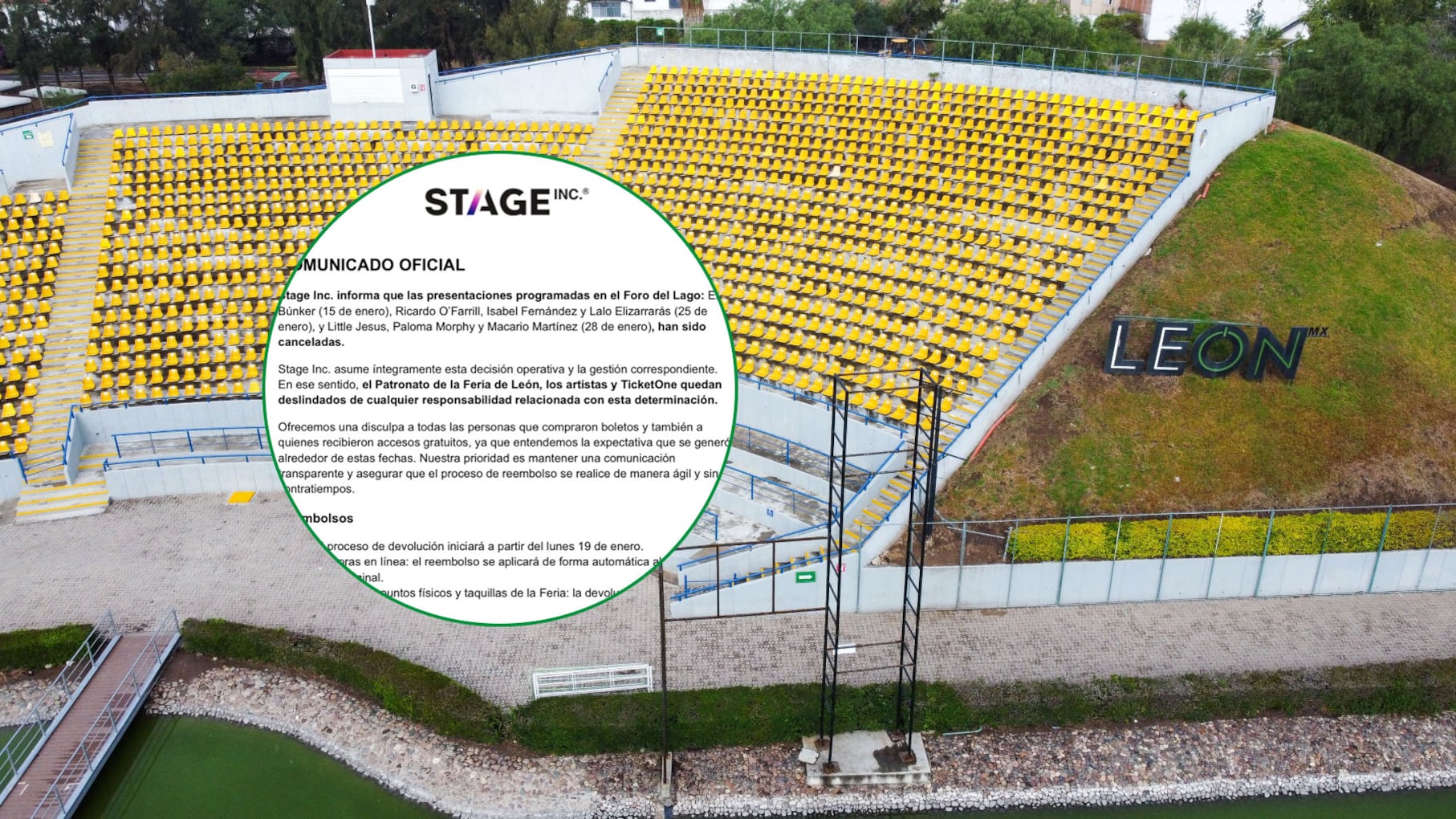 La cancelación generó molestia entre asistentes que ya habían hecho planes de viaje o ajustes en su agenda para acudir a los shows