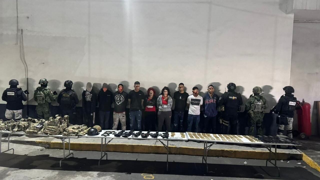 Los detenidos fueron puestos a disposición de las autoridades.