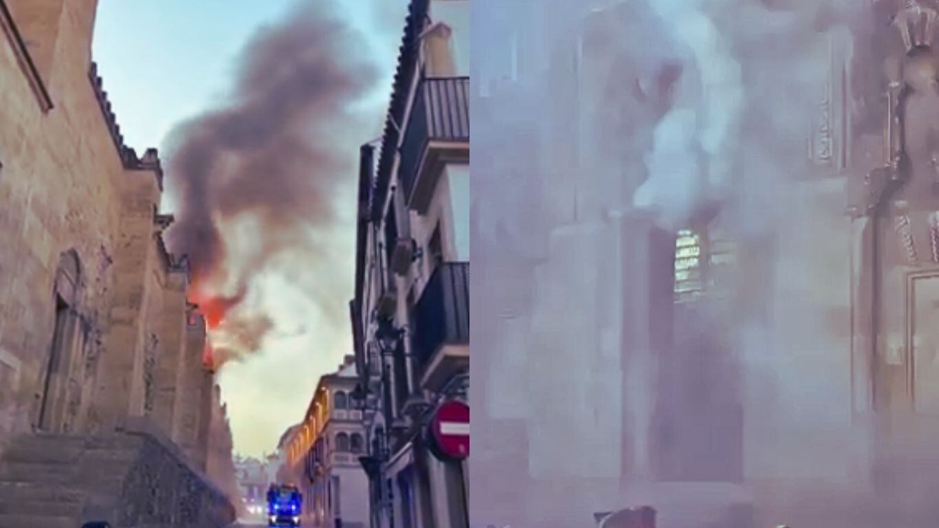 Incendio en la Mezquita-Catedral