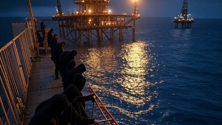 Piratas plataforma de Pemex