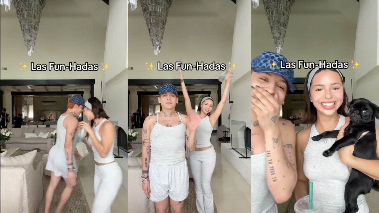 Kunno y Ángela Aguilar se autonombraron las ‘Fun-hadas’ en las redes sociales.