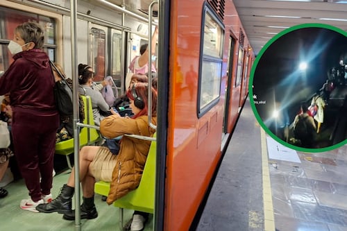 VIDEO: Usuarios caminan en túneles de la Línea 3 del Metro tras suspensión del servicio