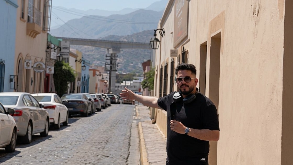 Sajad Younis destacó la belleza arquitectónica del Barrio Antiguo.