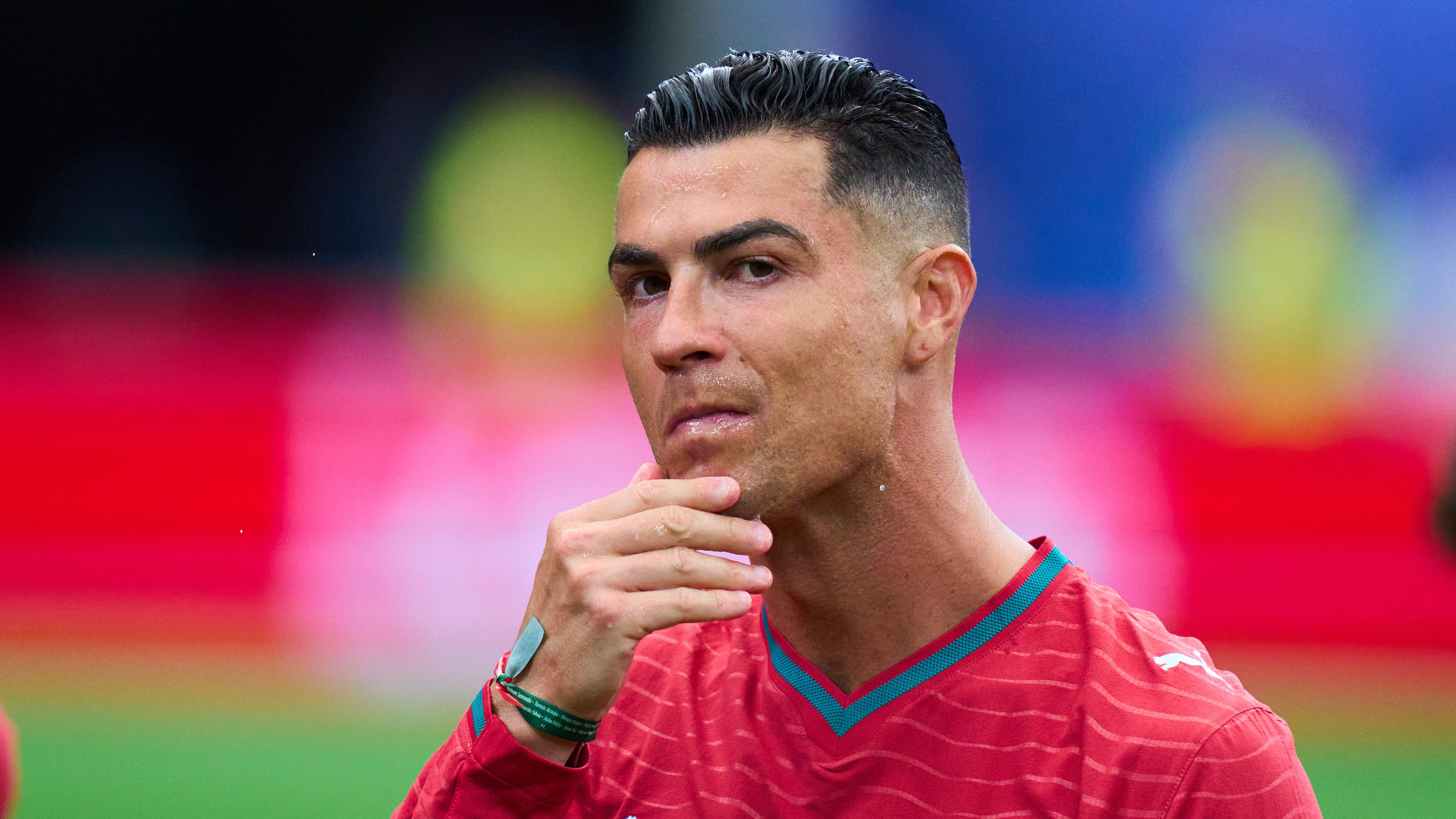 Cristiano Ronaldo decepcionó ante Congo.