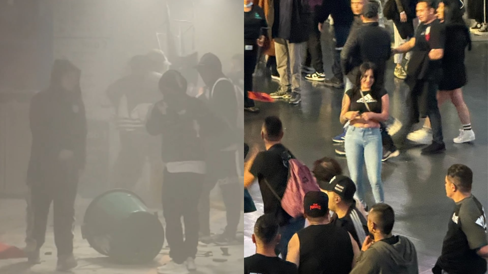 Una persona falleció en medio de la batalla campal antes del concierto de Damas Gratis en el Movistar Arena de Bogotá