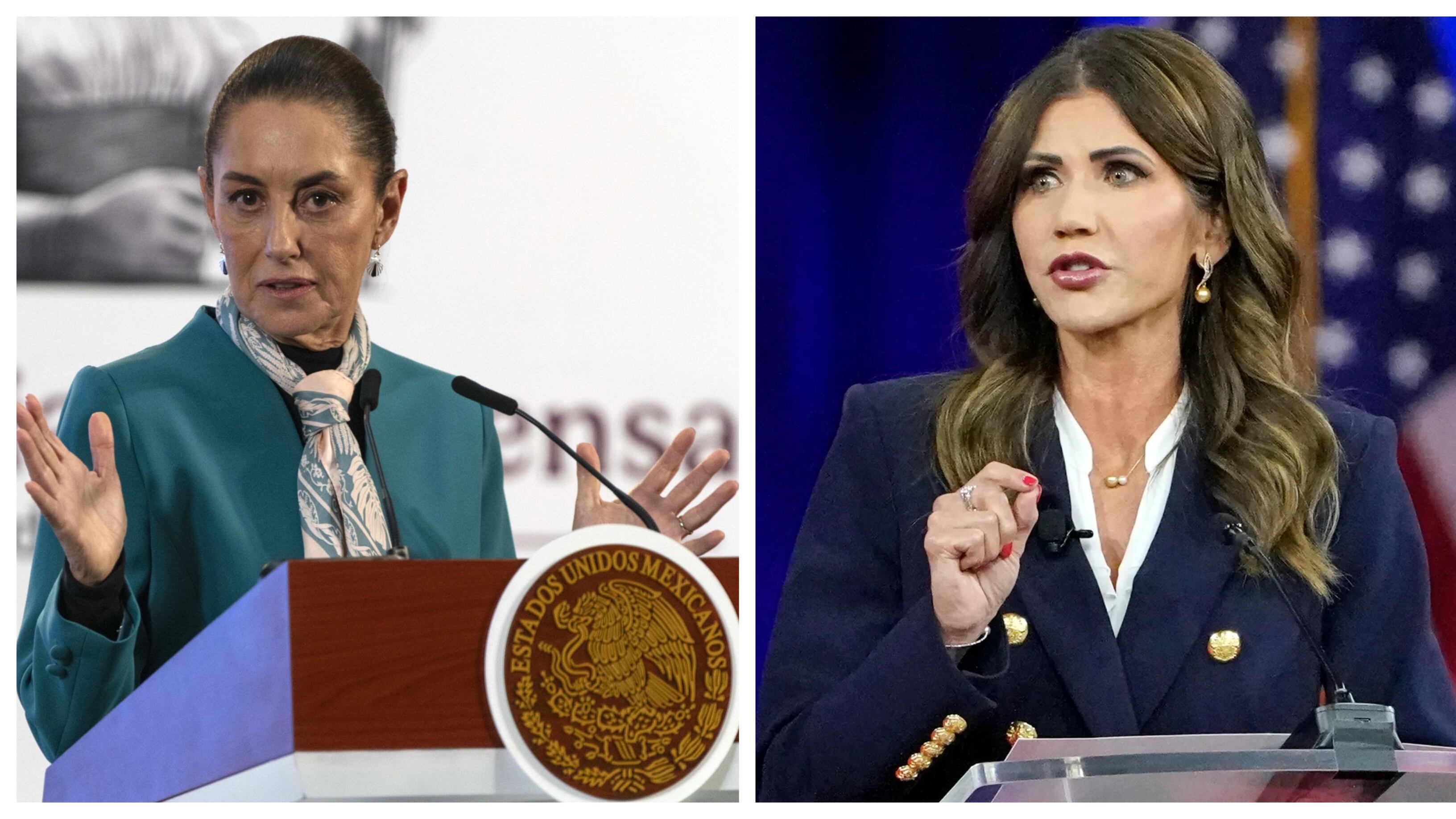 Claudia Sheinbaum vs Kristi Noem