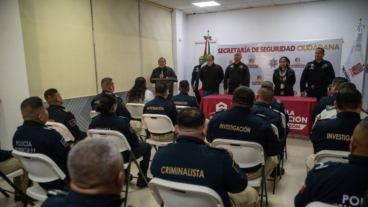 El presidente municipal dijo que Escobedo es ya una ciudad que está hecha de acero, de valentía y de disciplina pura.