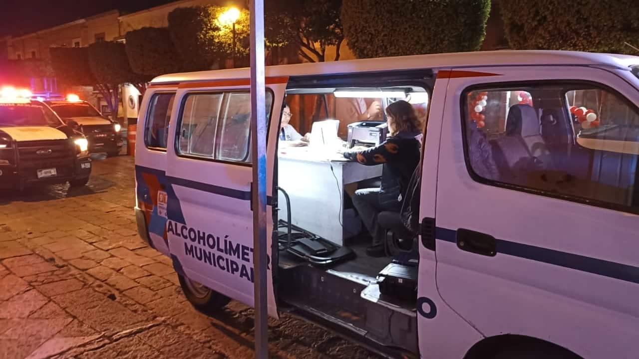 Operativo de alcoholímetro en Querétaro