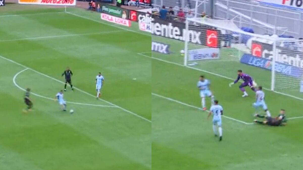 La defensa sufrió en el Estadio Azteca I ESPECIAL