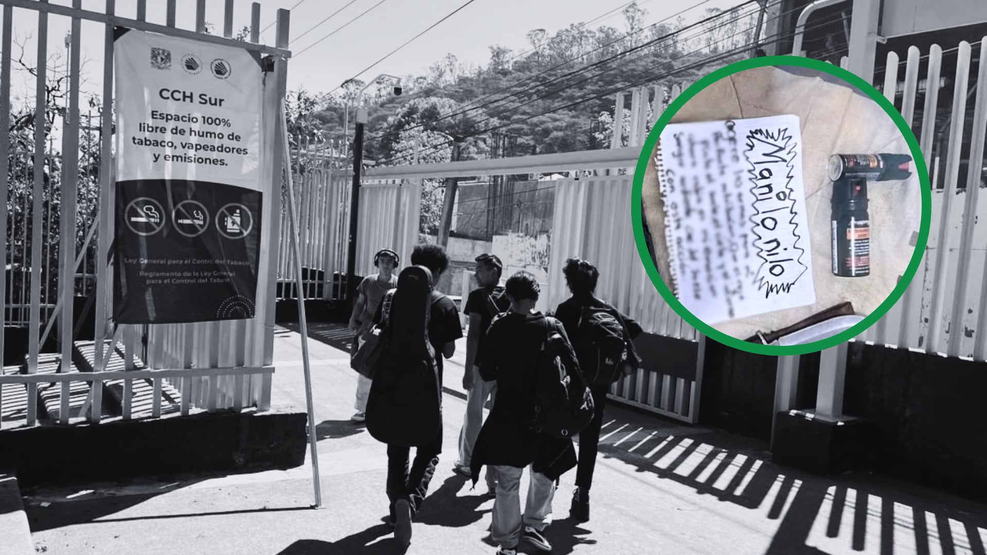 La fotografía, atribuida a un supuesto alumno, se viralizó en cuestión de minutos y obligó a las autoridades a intervenir