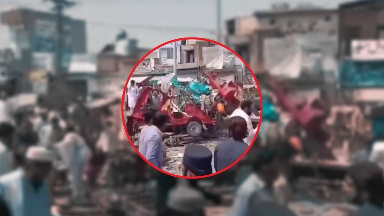 Incendio en mercado de Pakistán