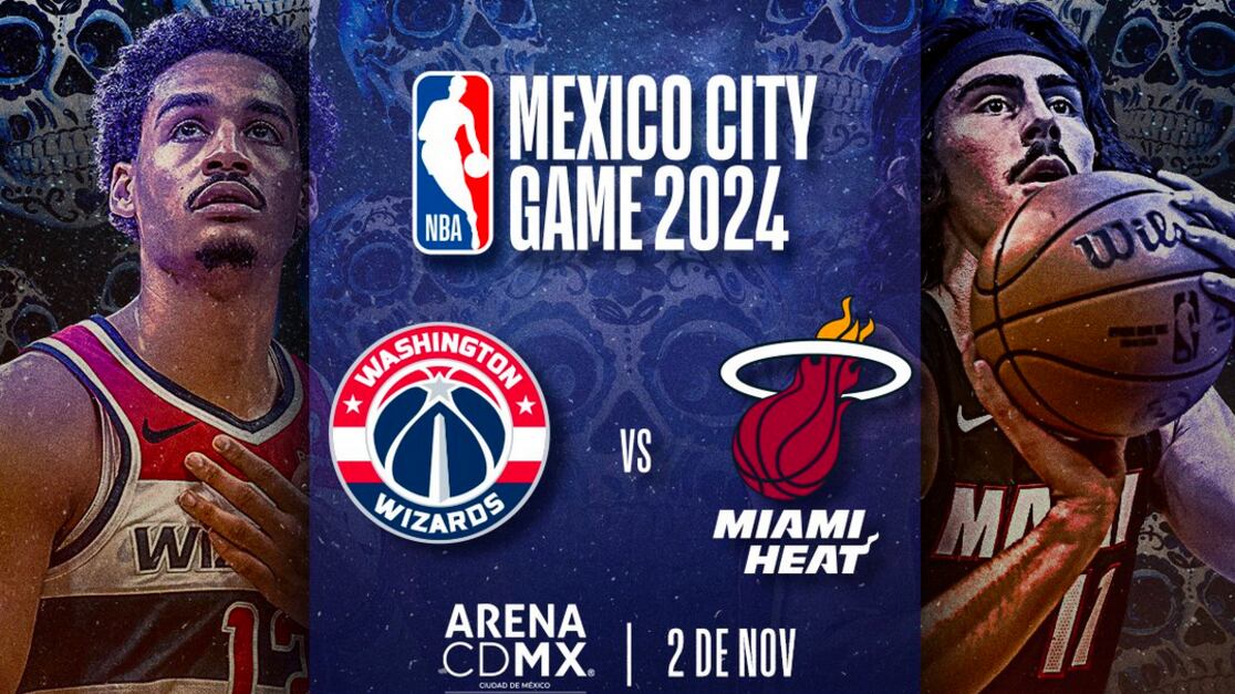 Washington Wizards y Miami Heat protagonizarán un electrizante juego en la Arena CDMX.