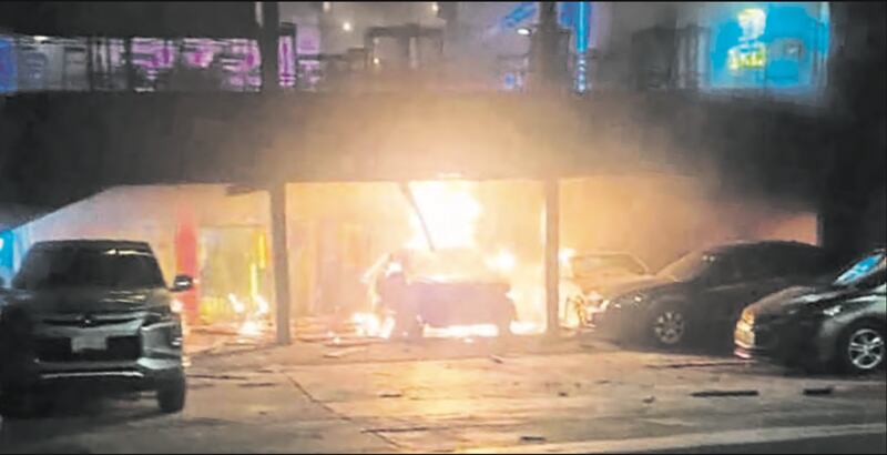 Explosión en Bar Condesa