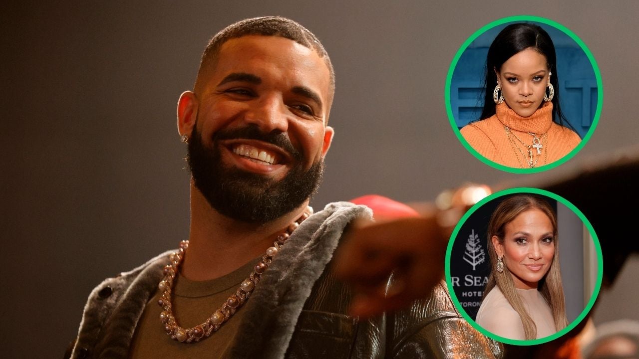 Drake, Rihanna y Jennifer Lopez