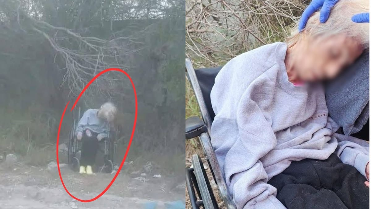 En pleno invierno abandonan a adulta mayor en carretera de Tamaulipas; estaba al borde de la muerte