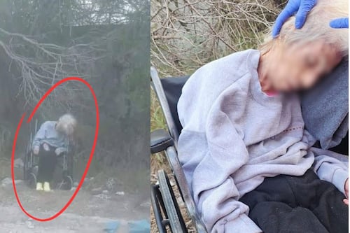 En pleno invierno abandonan a adulta mayor en carretera de Tamaulipas; estaba al borde de la muerte