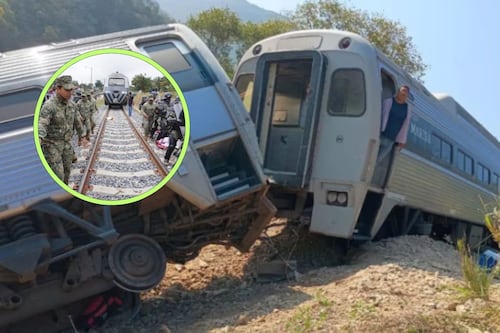 Tras descarrilamiento en Oaxaca, Gobierno revela lista de lesionados del Tren Interoceánico