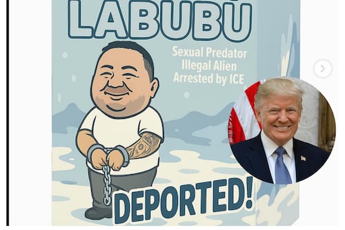 Casa Blanca usa caricaturas para criminalizar migrantes deportados en EE. UU.
