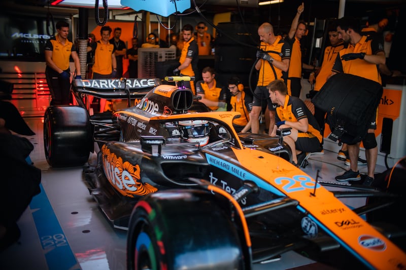 Pato O'Ward debutó en el GP de Abu Dhabi.