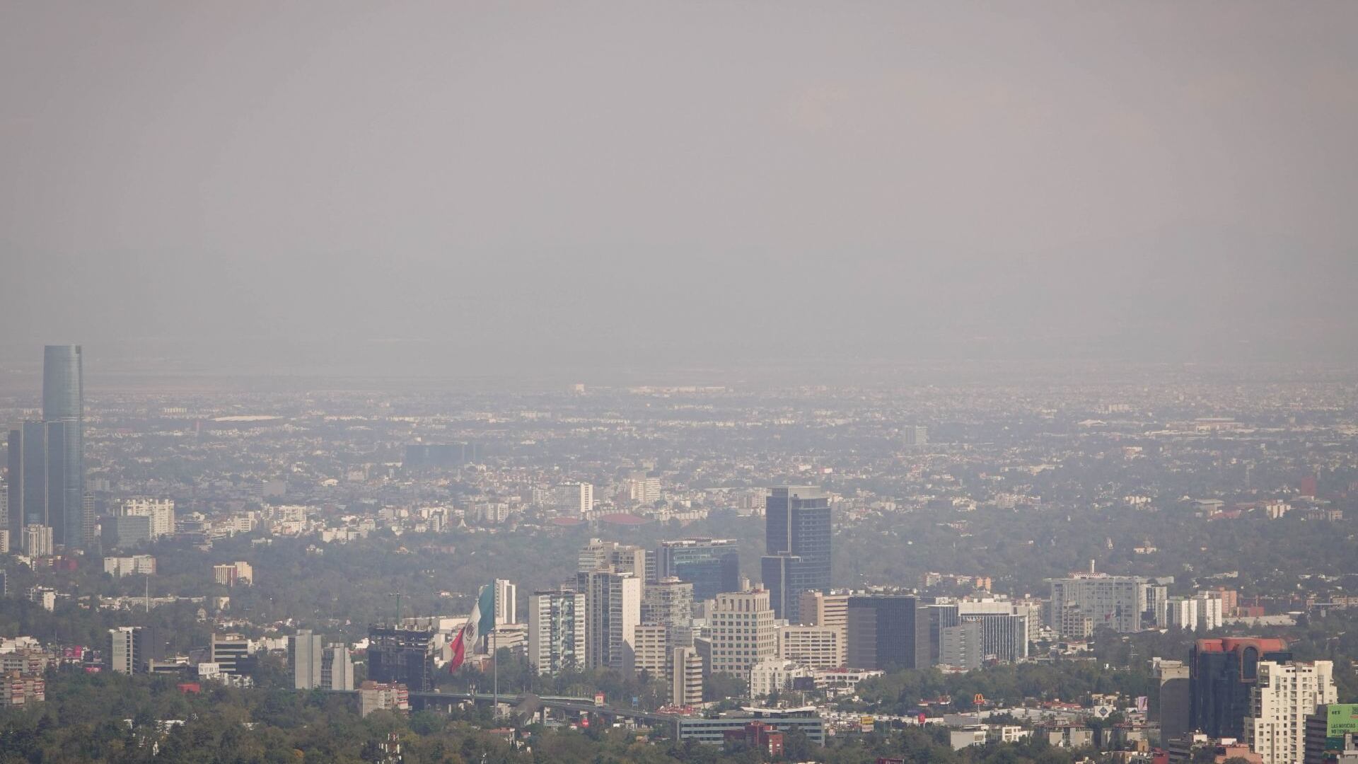 Navidad deja mala calidad del aire en el Valle de México