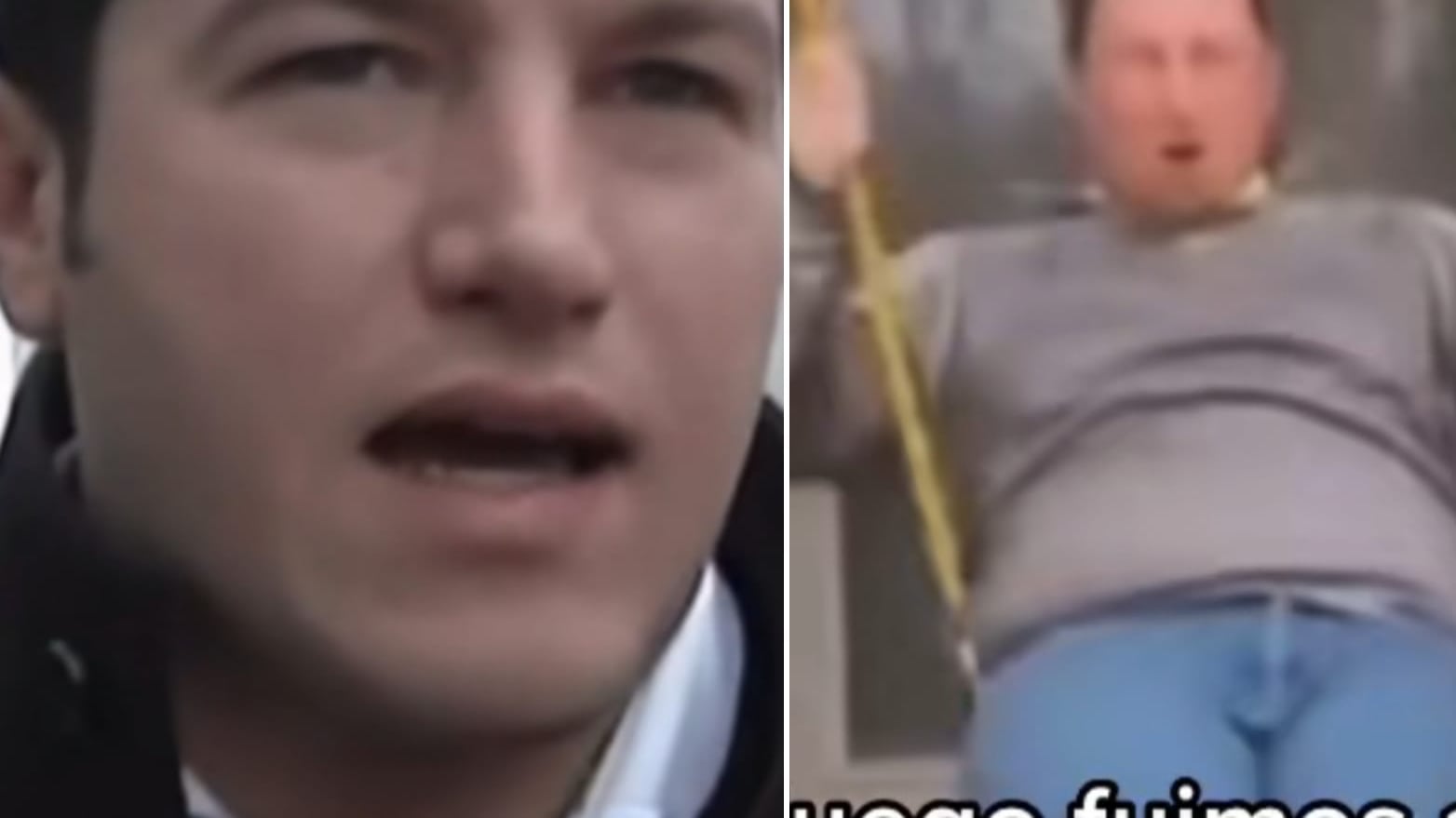 A cada comentario de García, aparecía un hombre gritando “¡Wiii!”.