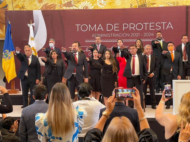 Sergio Chávez durante el evento en Tonalá.