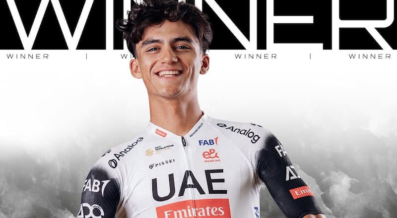 Isaac del Toro ganó la Segunda etapa del Tour de Austria.