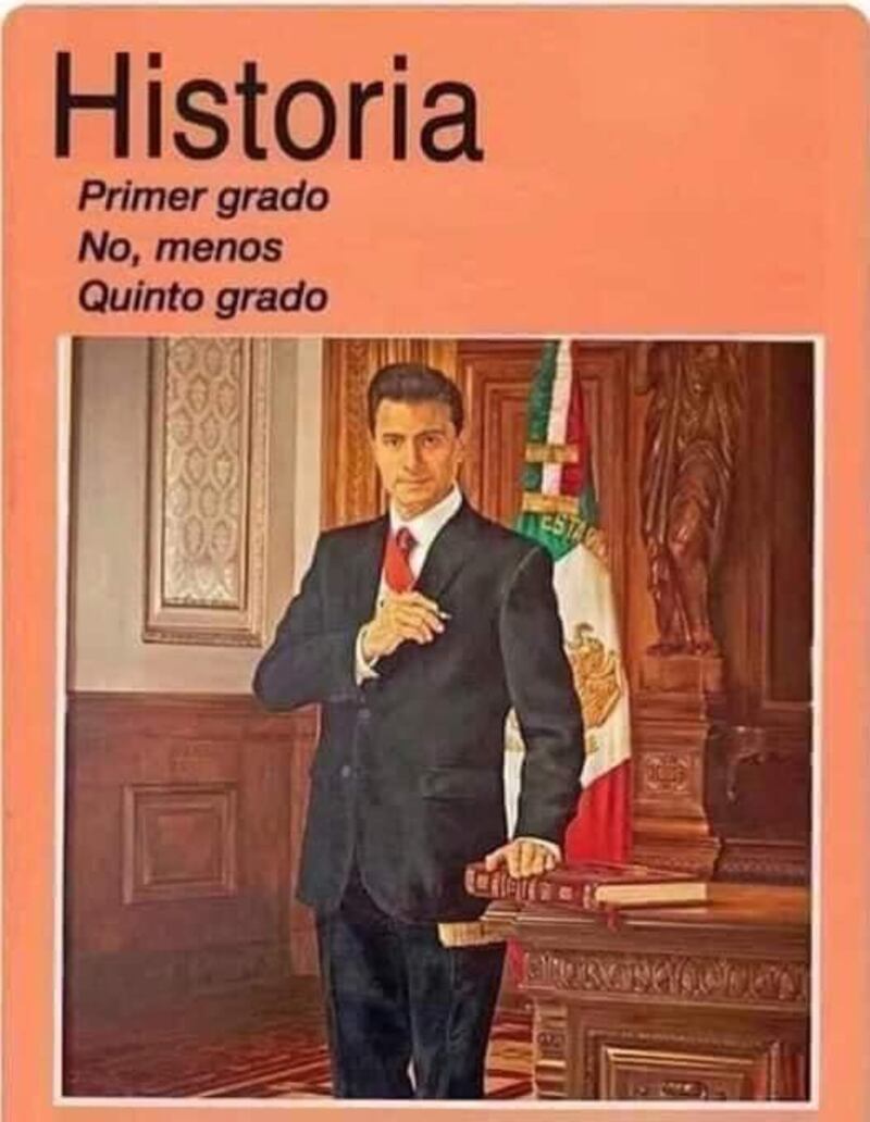 Memes de los libros de texto de la SEP.