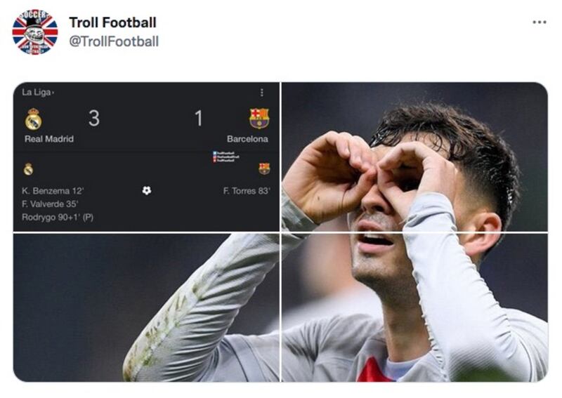 Memes Real Madrid vs Barcelona