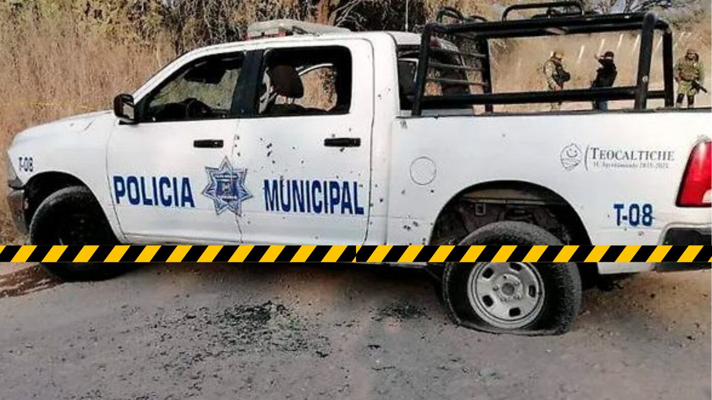El ataque directo contra el director de la Policía de Teocaltiche se habría perpetrado mientras circulaba en su vehículo por la colonia San Martin. ESPECIAL