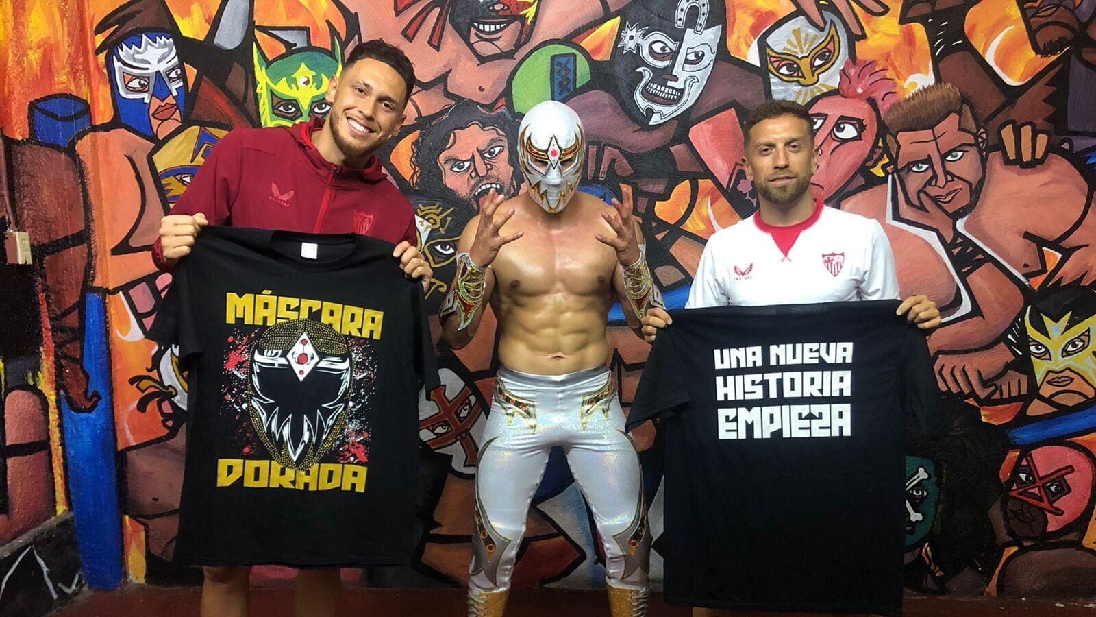 Máscara Dorada, Papu Gómez y Lucas Ocampos