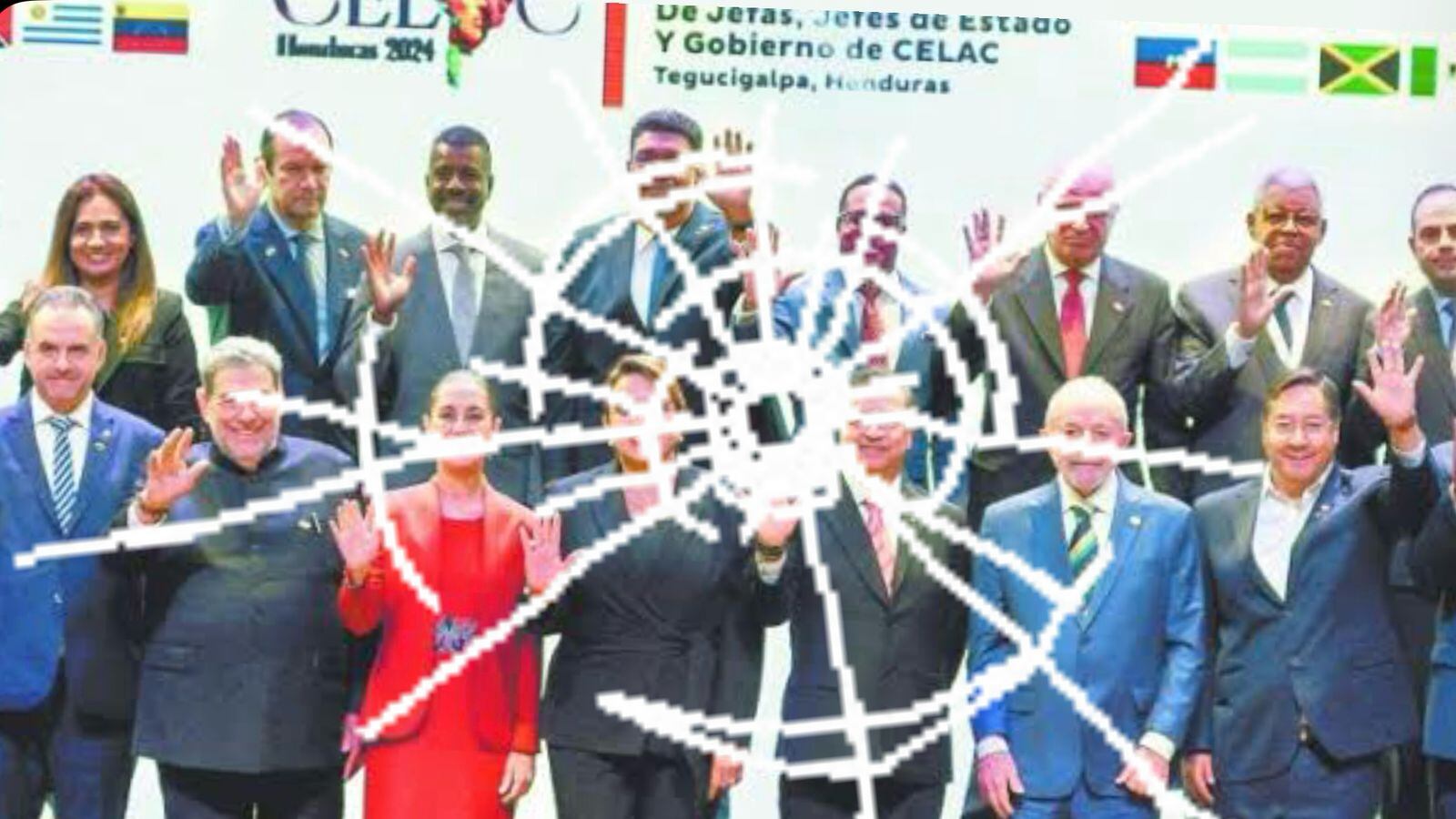 La ruptura quedo grabada en video