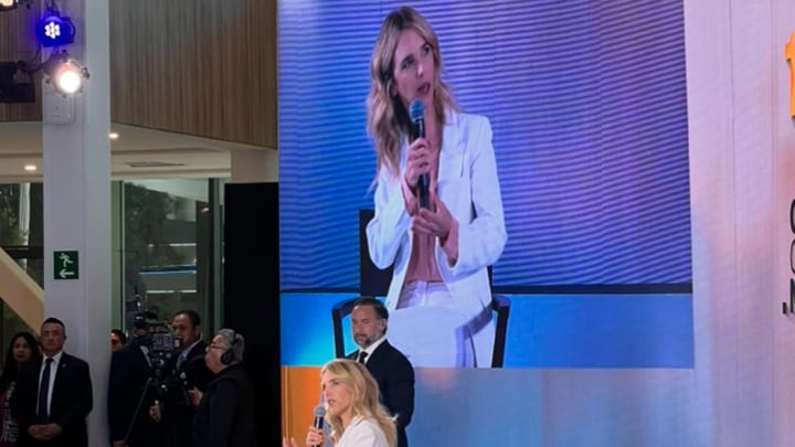 La diputada arribó a nuestro país de la mano de Salinas Pliego