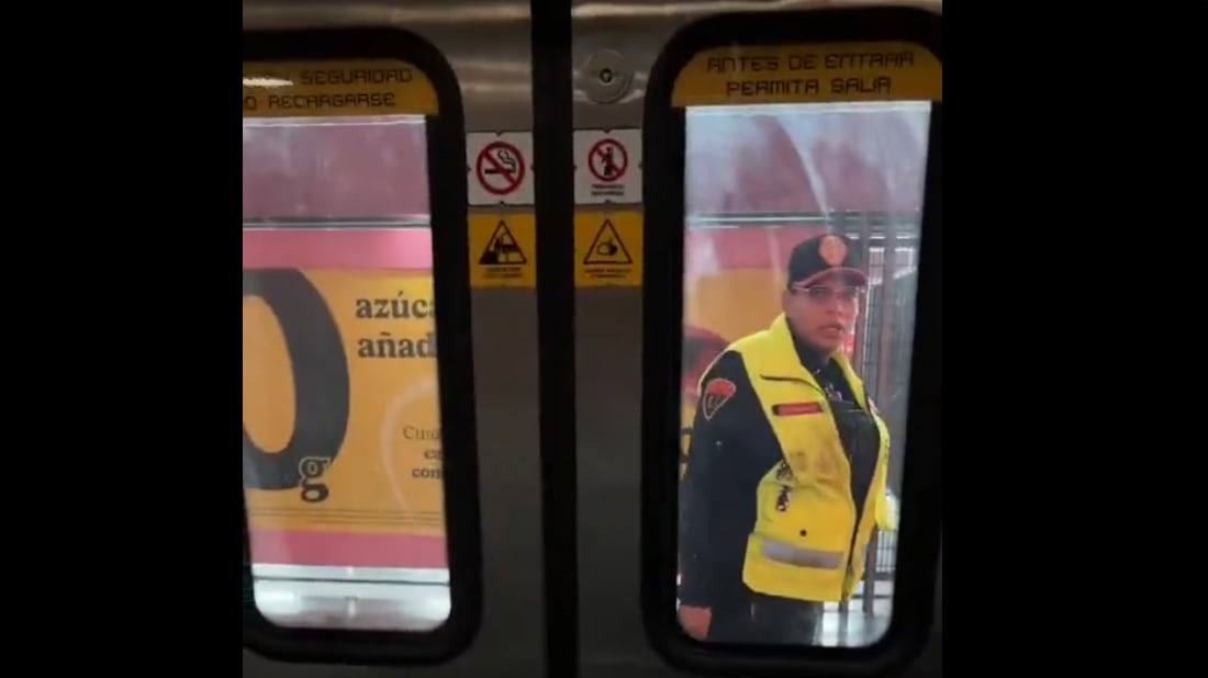 Policía PBI en el Metro