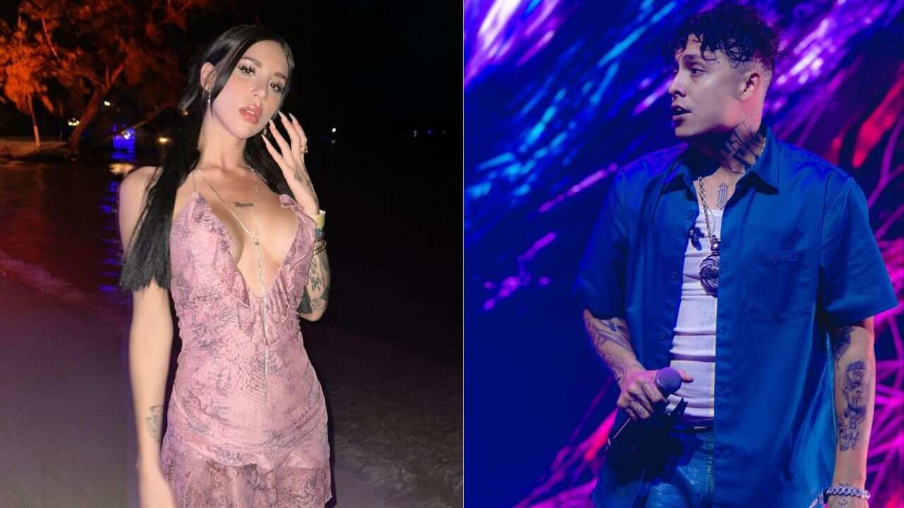 Novia de Alemán acusa al rapero de agresor