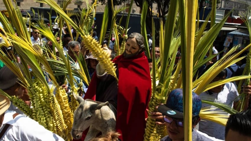 Domingo de Ramos en Iztapalapa