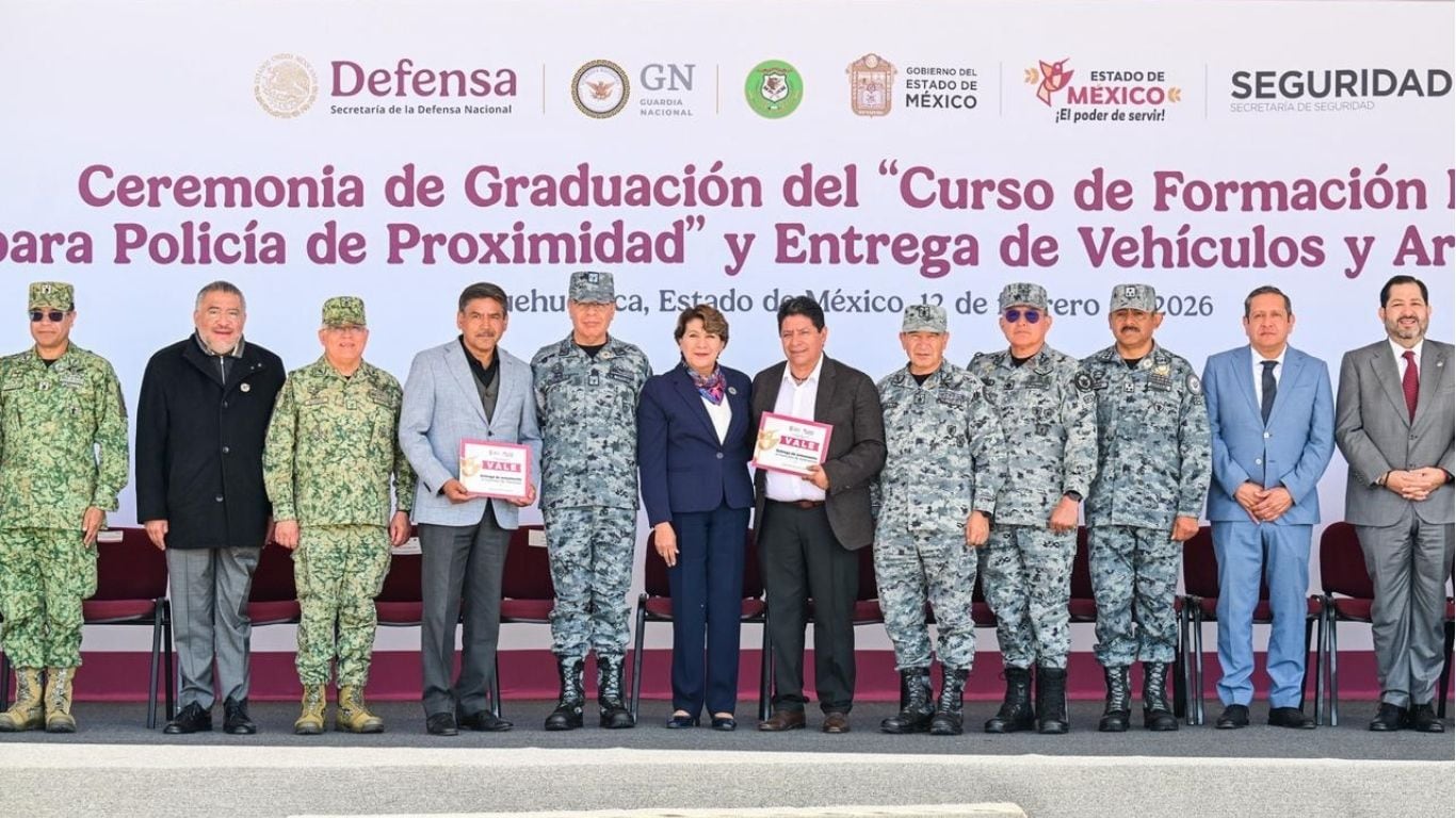 Delfina Gómez Álvarez refuerza la seguridad en el Estado de México