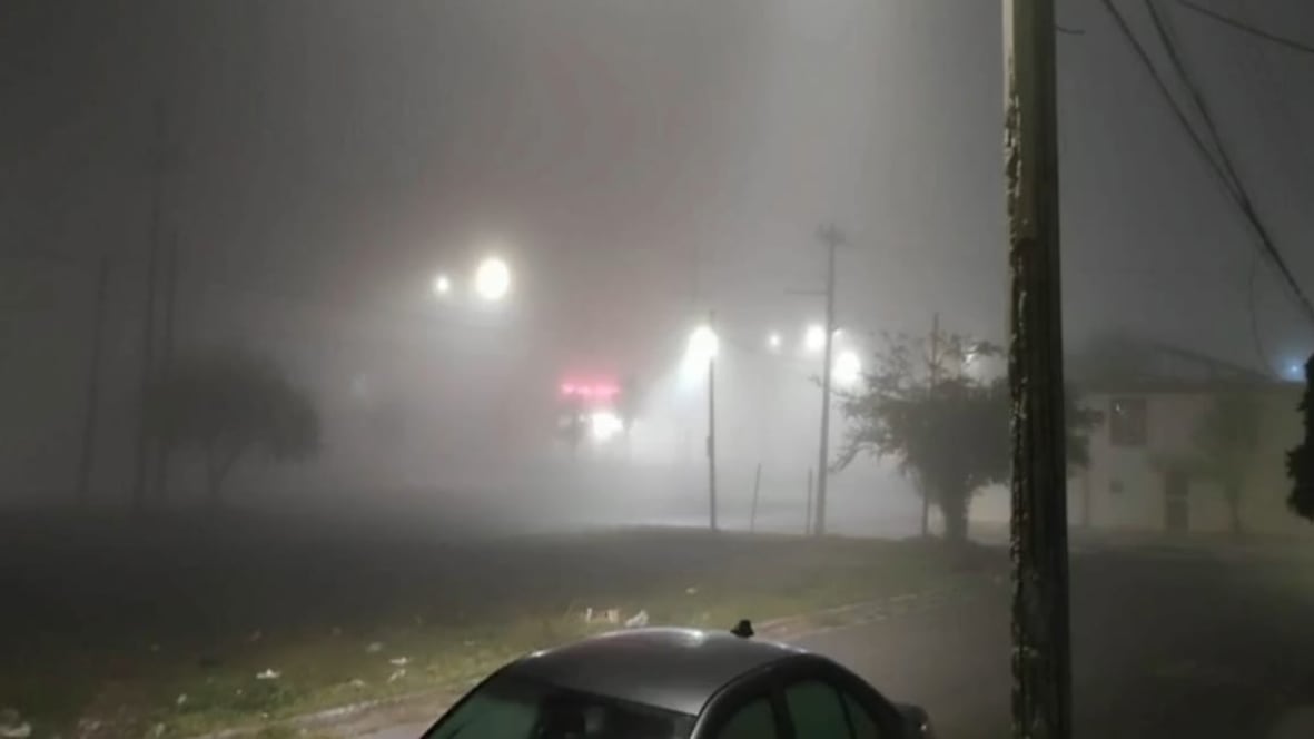 Durante la mañana de este miércoles el municipio de Cadereyta amaneció con bruma y contaminación.