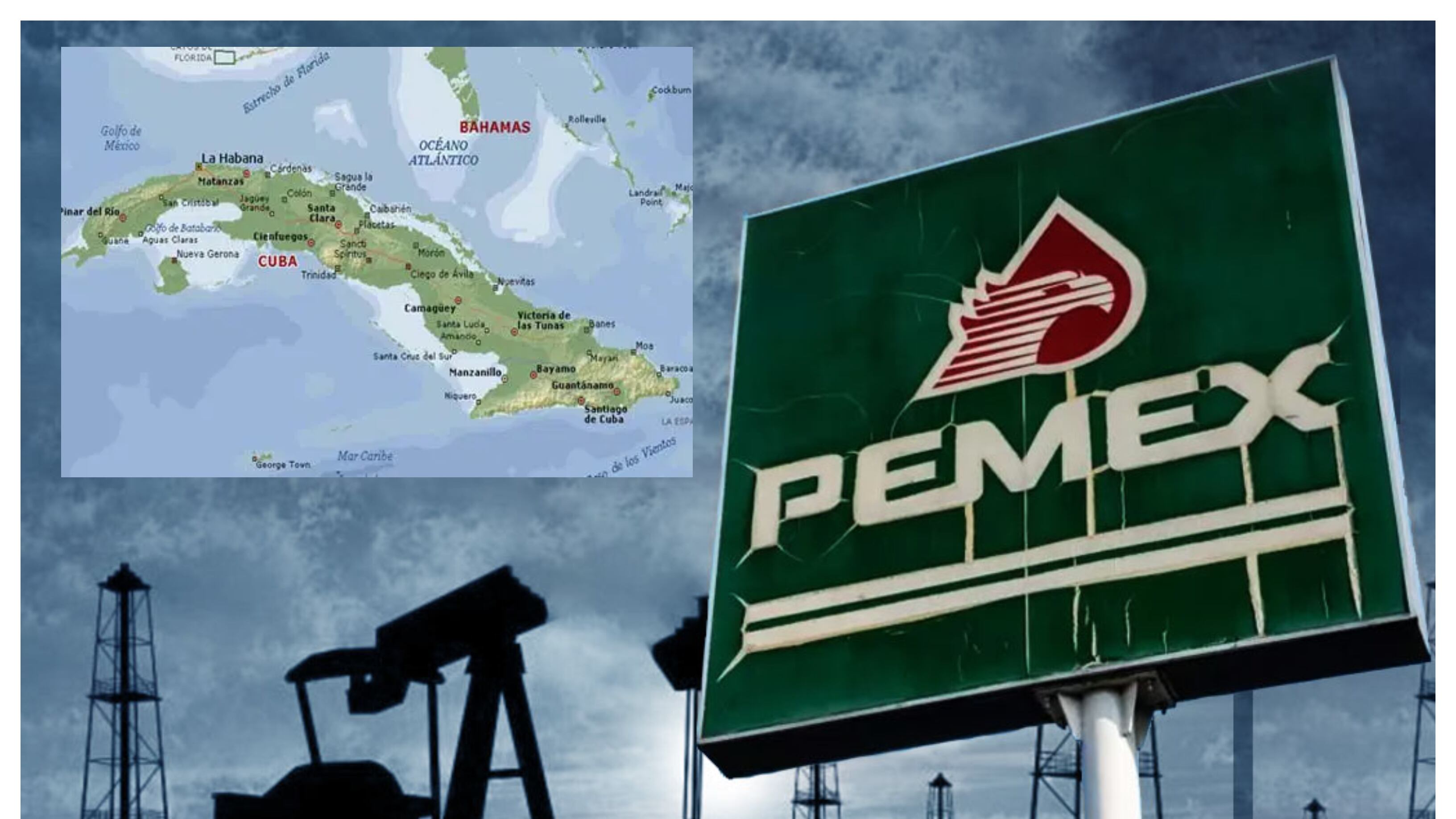 Pemex dona petróleo a Cuba