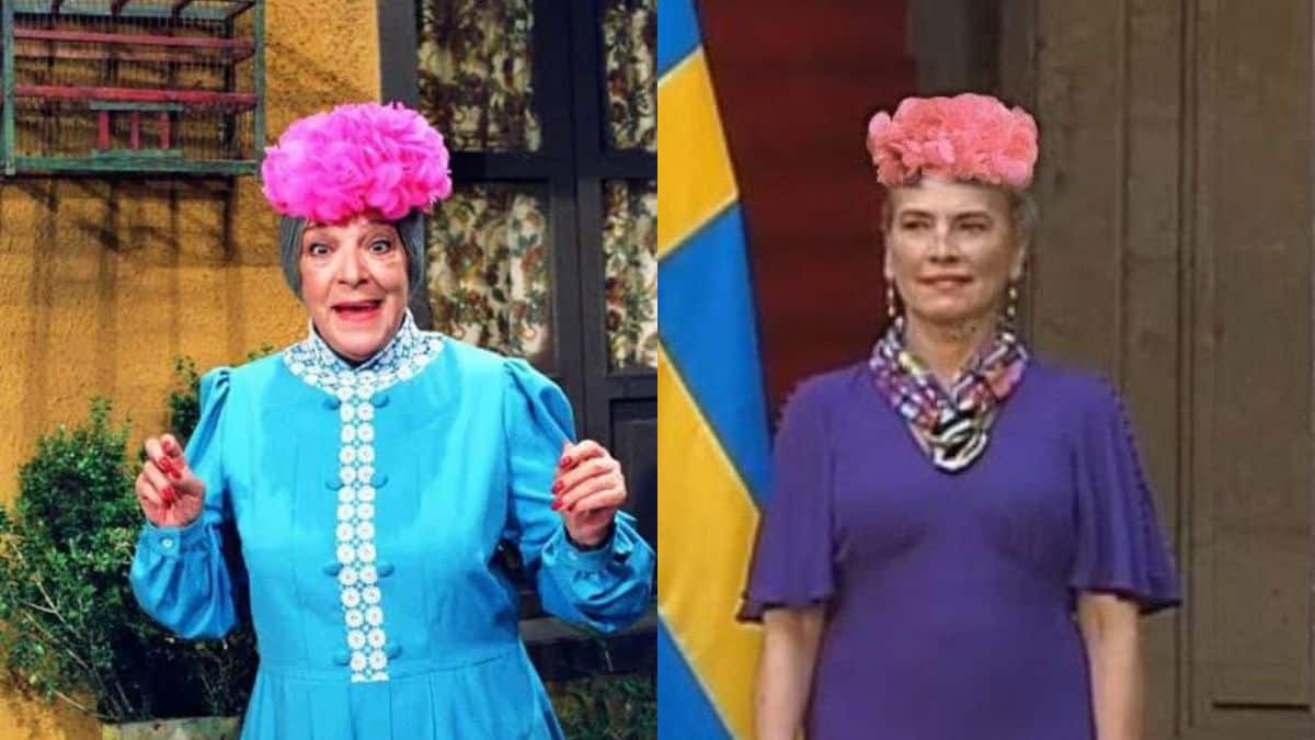 Comparan en redes a Beatriz Gutiérrez Müller con ‘La Bruja del 71’ tras visita de los reyes de Suecia