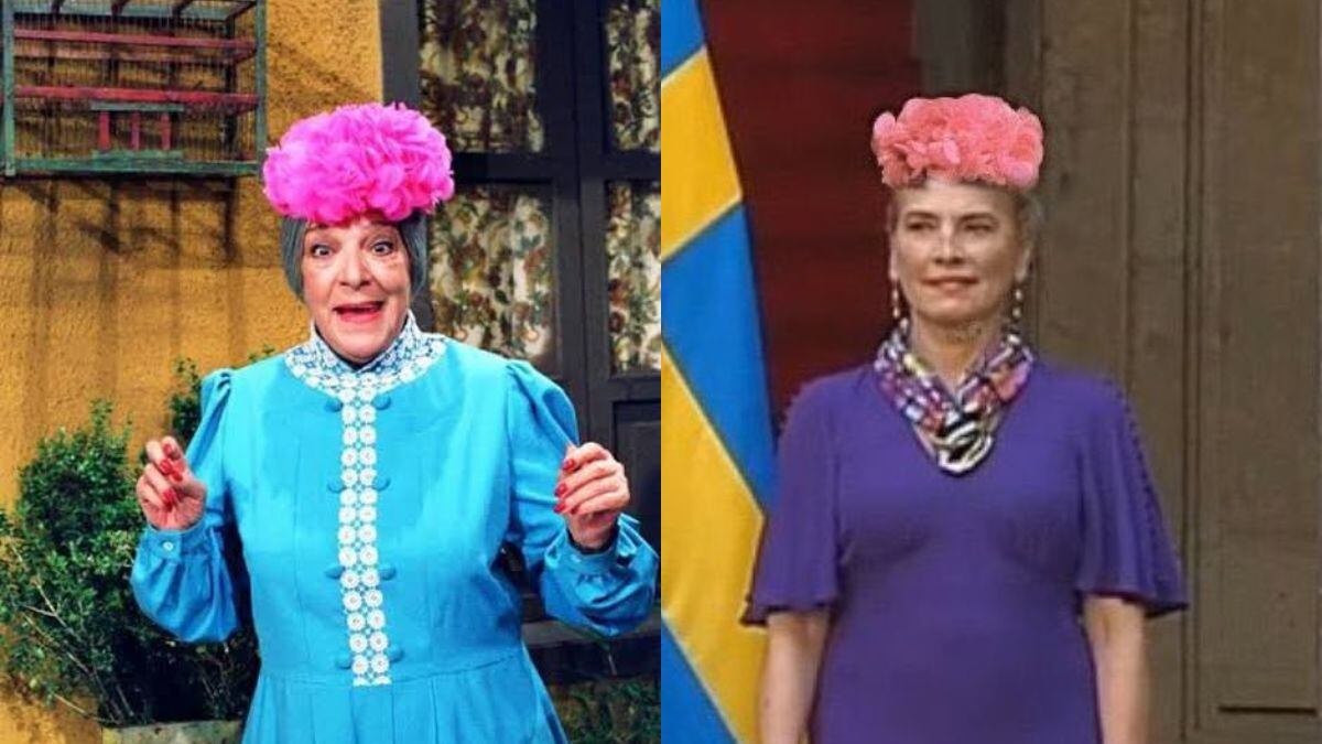 Comparan en redes a Beatriz Gutiérrez Müller con ‘La Bruja del 71’ tras visita de los reyes de Suecia