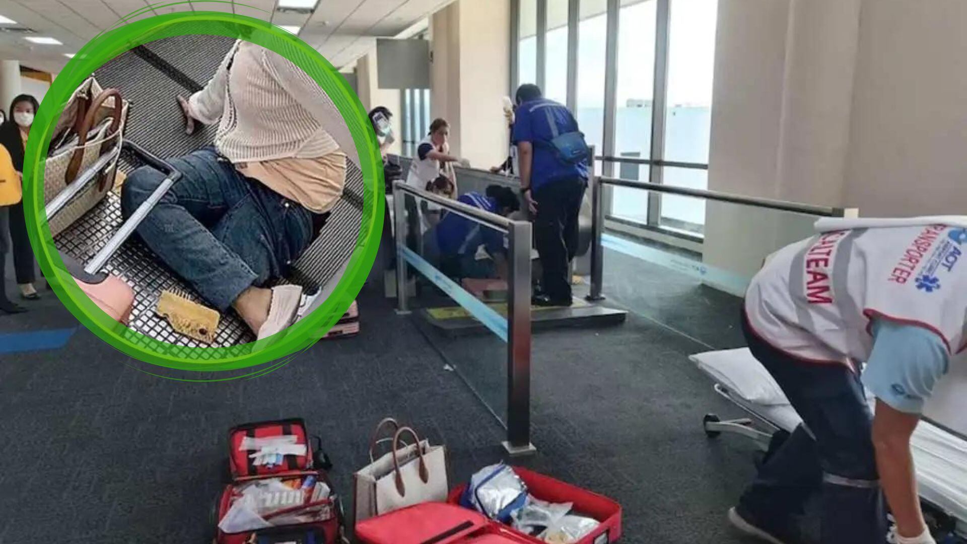 La turista se negó a que la pierna fuera amputada y solicitó ser trasladada a otro hospital.