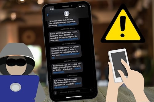 Cuidado, ese SMS urgente para cambiar miles de puntos sería falso, se trata de spoofing
