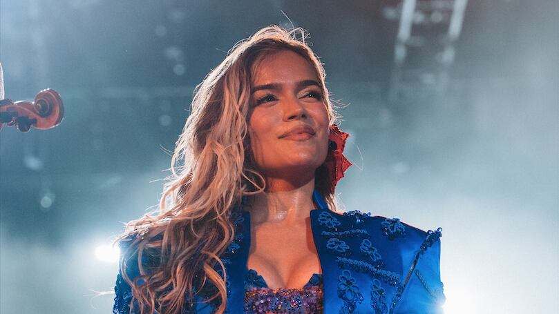 La colombiana encabezó el festival de Coachella.