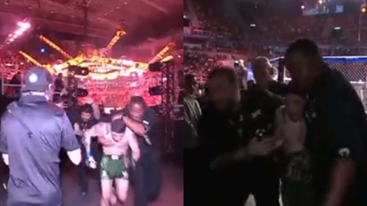 Moreno tuvo que salir resguardado I UFC